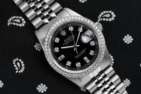 rolex oyster perpetual datejust 93153 quadrante nero